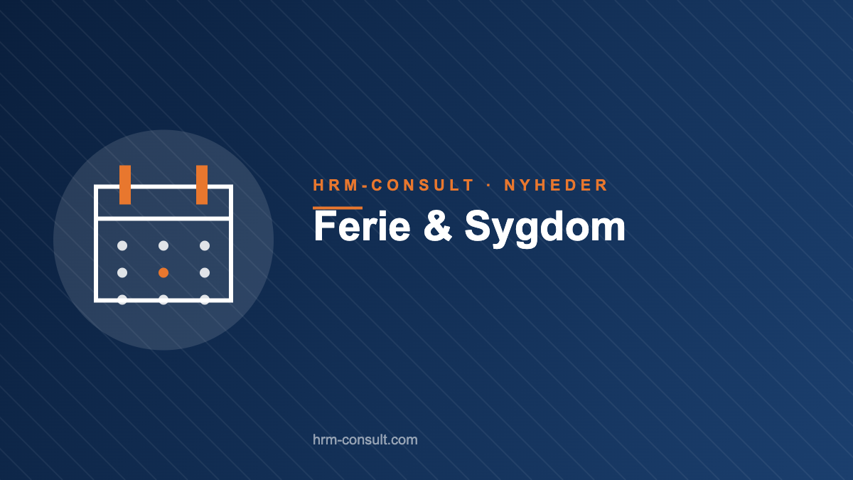 Ferie & Sygdom